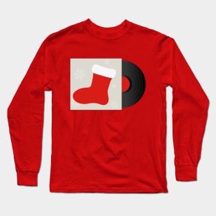 Winter Socks | Vinyl Music | Christmas Party Long Sleeve T-Shirt